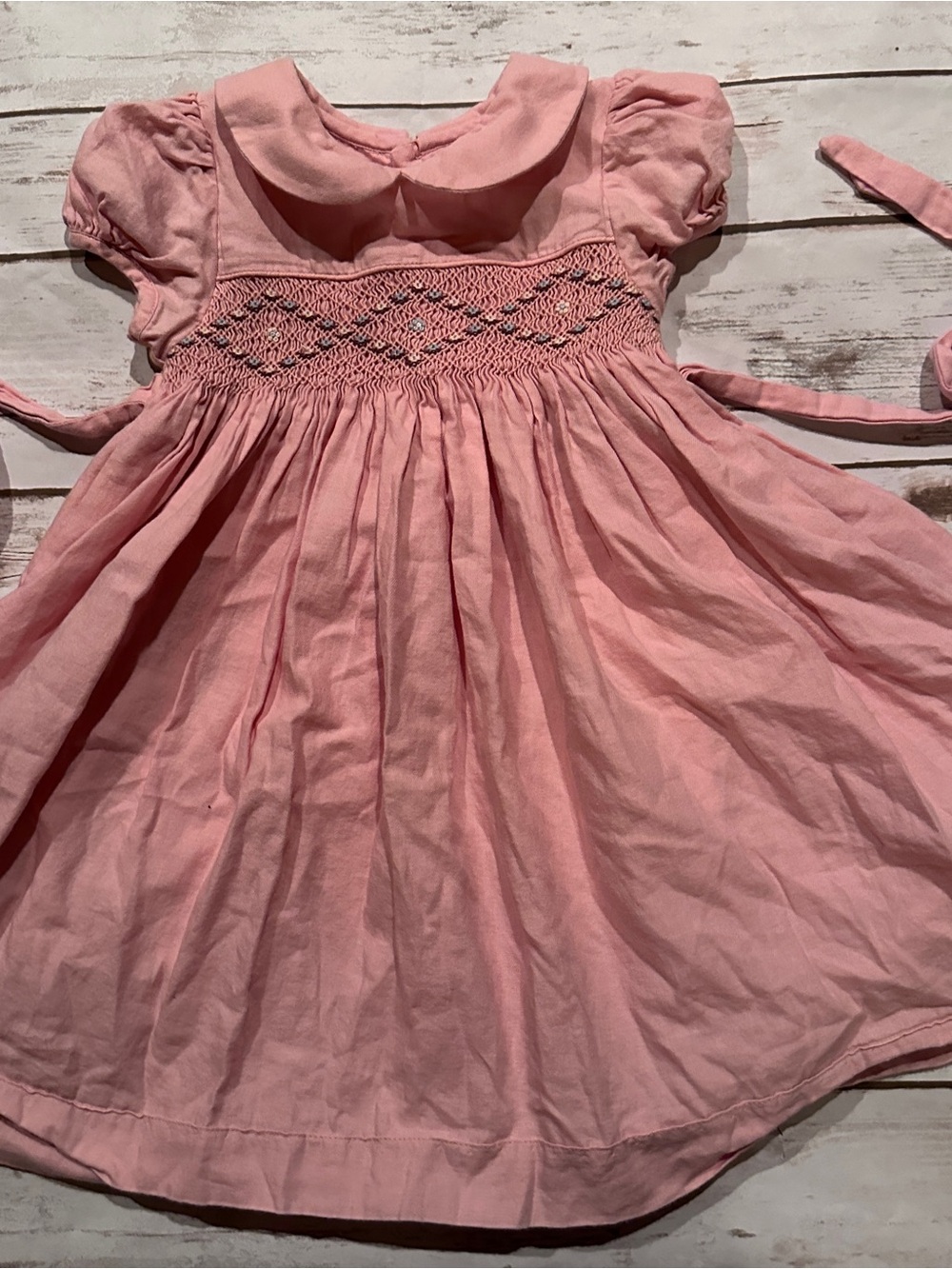 Edgehill collection Pink smocked dress vguc, size 2T